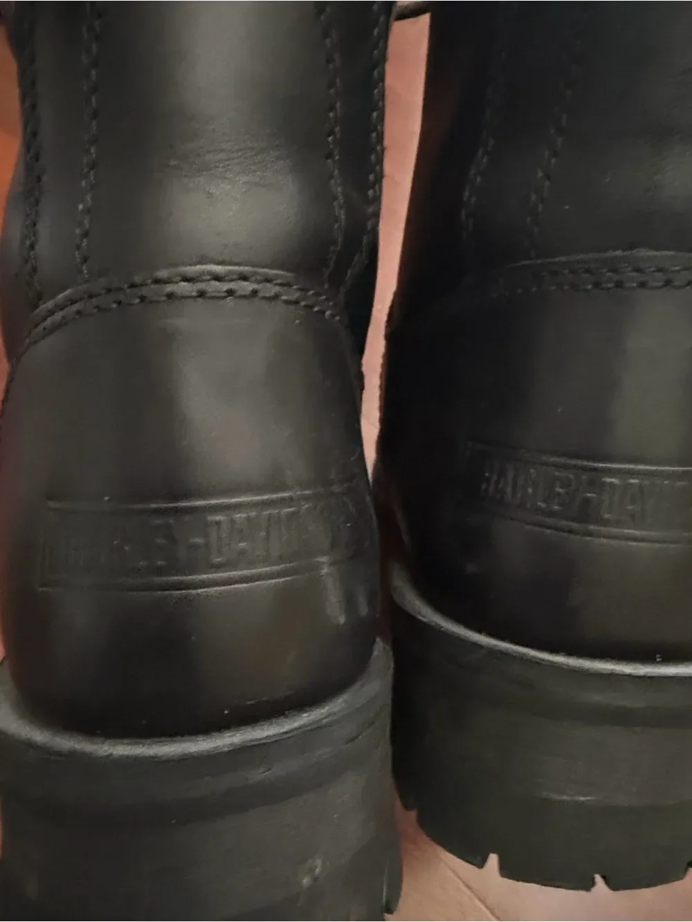 Harley- Davidson Men’s Black Leather Lace up Boots(size 11)